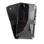 Wholesale iPhone 4 4S Hybrid Grip Case (Black-Black)